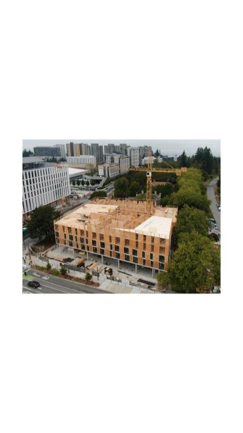 On October 14th, Menno Hall will reach an important milestone with the completion of its CLT roof. We’ll be celebrating this achievement with an event to recognize the teamwork behind this project.
.
.
.
.
.
#UBC #Studenthousing #clt #milestone #roofing #achievement #archdaily
